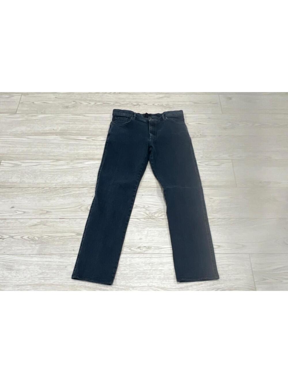Ermenegildo Zegna Men's Medium Wash Navy Blue Jeans SIZE 36X33 $795